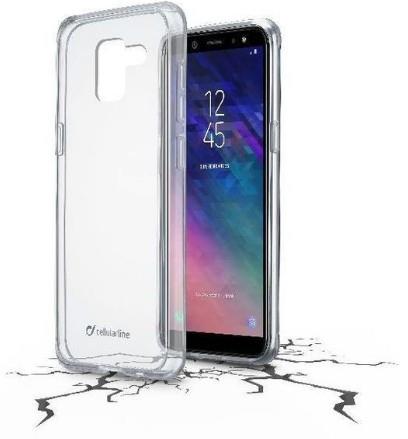 CELLULARLINE Custodia cover per Samsung Galaxy A6 Cellular Line Clear Duo trasparente